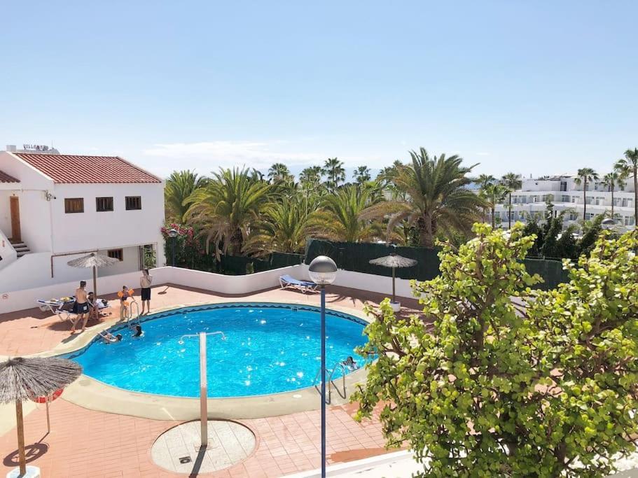 Apartamento Lucia Garden City Con Piscina Climatizada Playa Fanabe Exterior foto