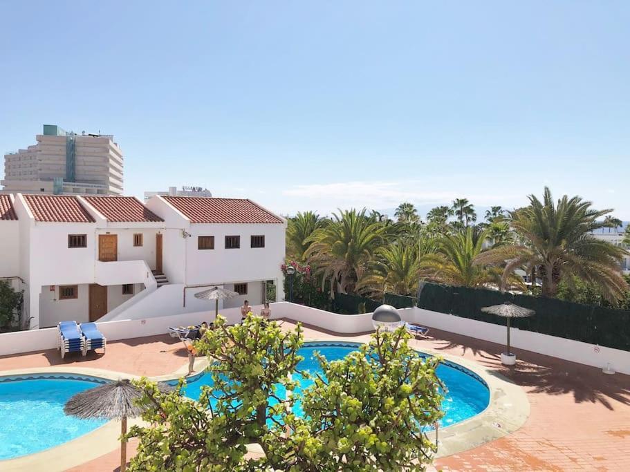 Apartamento Lucia Garden City Con Piscina Climatizada Playa Fanabe Exterior foto